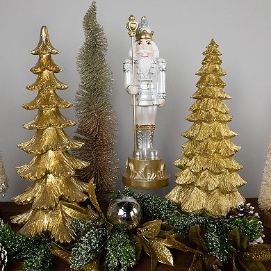 Northlight 9.5" Metallic Gold Woodland Christmas Tree Decoration