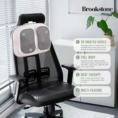 Brookstone Shiatsu Massage Pillow