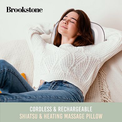 Brookstone Shiatsu Massage Pillow