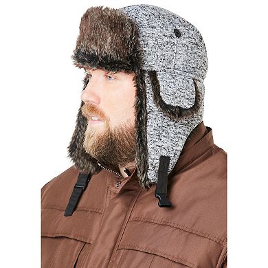 KingSize Men's Extra Large Fur Trim Hat