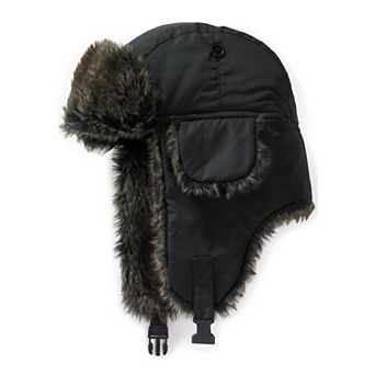 Kingsize Men's Big & Tall Extra Large Fur Trim Hat