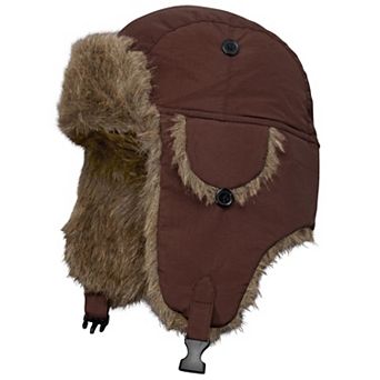 Kingsize Men's Big & Tall Extra Large Fur Trim Hat