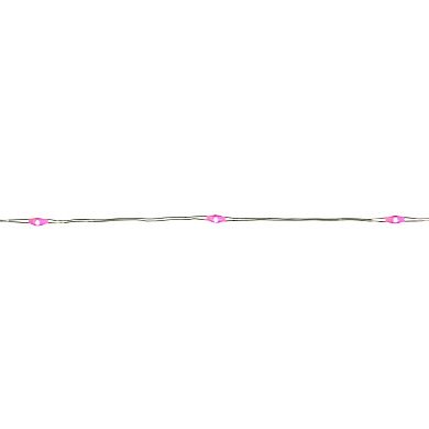 Northlight 100-Count Pink LED Micro Fairy 16-ft. Copper Wire Christmas Lights