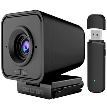 Delton C50 1080p Wireless Webcam with Microphone, Compatible with PC/Laptops/iMac (DCWC50)