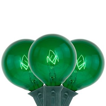 Northlight 10-Count Green G50 Globe 9-ft. Green Wire Christmas Patio Lights