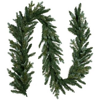 Northlight Real Touch™️ Blue Spruce 9' x 14" Unlit Artificial Christmas Garland