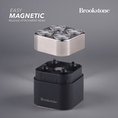Brookstone Travelflex Magnetic Rotary Shaver