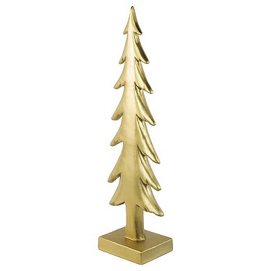 Northlight 16" Gold Christmas Tree Tabletop Decoration