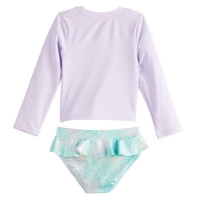 Amazon.com: Eandarui Girls Rash Guard Sets Long Sleeve