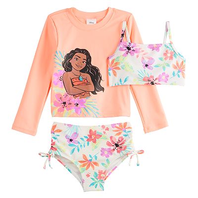 Disney's Moana Baby Toddler Girl Long Sleeve Rashguard