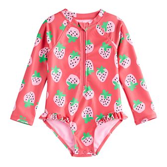 Baby & Toddler Girl Jumping Beans® One-Piece Rashguard