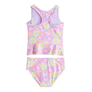 Baby & Toddler Girl Jumping Beans® Peplum Tankini Set