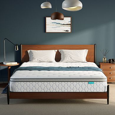Serweet 10 Inch Memory Foam Hybrid Mattress Pocket Spring Mattress In A Box
