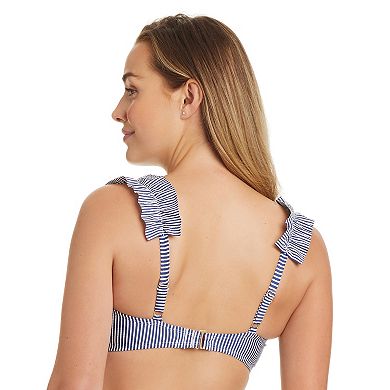 Women's Draper James Ruffle Strap Bralette Swim Top