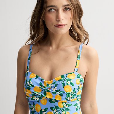 Women's Draper James Bandeau One-Piece Swimsuit