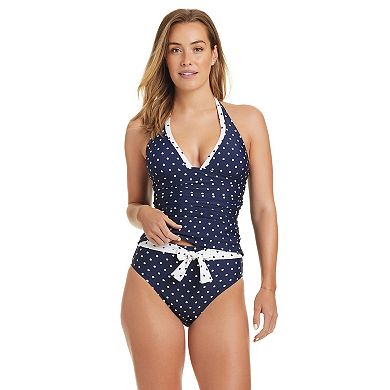 Women's Draper James Ribbon Belt High-Waist Swim Bottoms