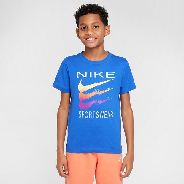 Boys 8-20 Nike Sportswear Triple Check Logo T-Shirt