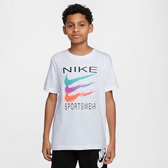 Boys 8-20 Nike Sportswear Triple Check Logo T-Shirt