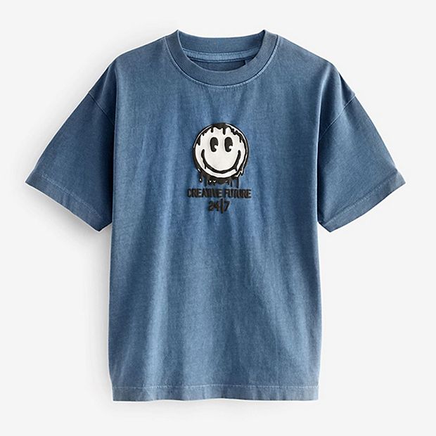 シャツ Face Melting Shirt (4color) 21neff00024a-001-happy-daze-me