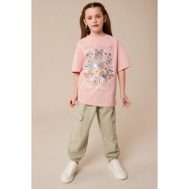 Girls 4-12 NEXT Pink Kind Energy Printed T-Shirt