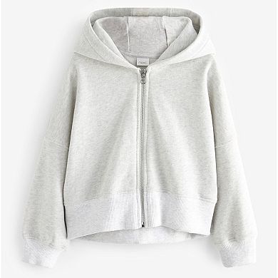 Girls 4-12 NEXT Cropped Zip-Up Hoodie