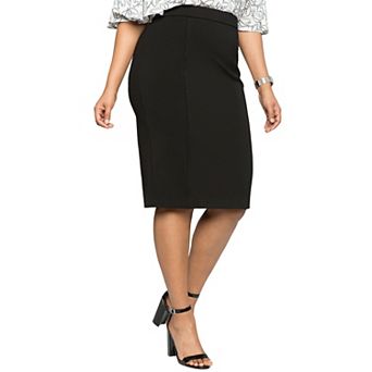 ELOQUII Women's Plus Size The Ultimate Stretch Pencil Skirt