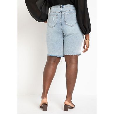 ELOQUII Women's Plus Size City Shorts