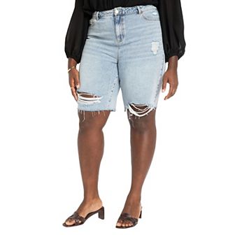 ELOQUII Women's Plus Size City Shorts