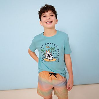 Boys 8-20 Quiksilver Skull Hawk Short Sleeve Graphic Tee