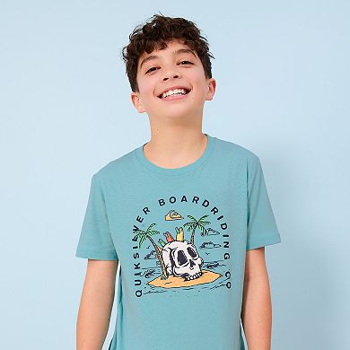 Boys 8-20 Quiksilver Skull Hawk Short Sleeve Graphic Tee
