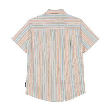 Boys 8-20 Quiksilver Apero Striped Classic Short Sleeve Shirt