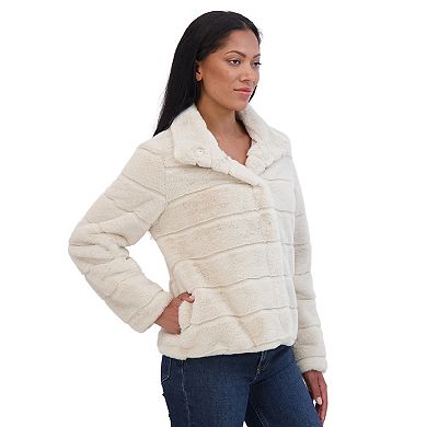 Women's Sebby Collection Faux Fur Jacket