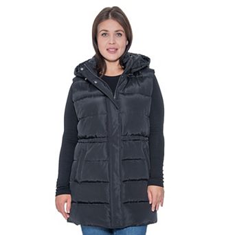 Plus Size Sebby Collection Puffer Vest