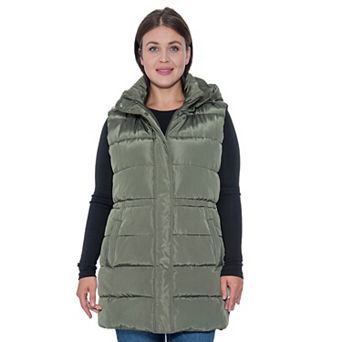Plus Size Sebby Collection Puffer Vest