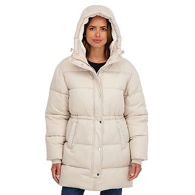 Women's Sebby Collection Cozy Lined Anorak Puffer Jacket