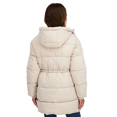 Women's Sebby Collection Cozy Lined Anorak Puffer Jacket