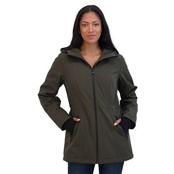 Women's Sebby Collection Sport Cozy Lined Softshell Anorak Jacket