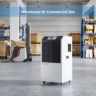 232 Pint Large Commercial Dehumidifier With 3.3ft Drain Hose For Space Up To 8,000 Sq. Ft