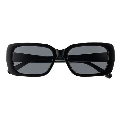 Women's Nine West 56mm Rectangle Sunglasses