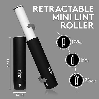 Flint Classic Mini Retractable Lint Roller