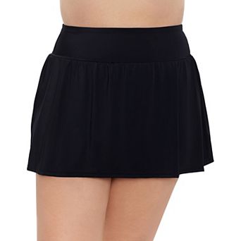 Plus Size Bal Harbour High Waist Skirtini Swim Bottoms