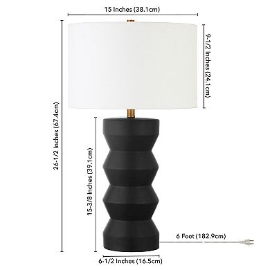 Finley & Sloane Carlin Ceramic Table Lamp