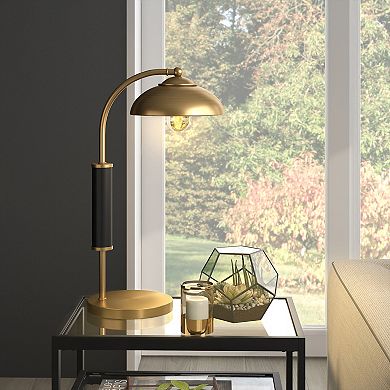 Finley & Sloane Denton 24-in. Two-Tone Table Lamp with Metal Shade