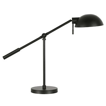 Finley & Sloane Dexter 23.25 in Boom Arm Table Lamp with Metal Shade