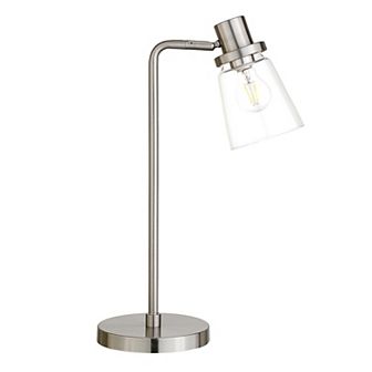 Finley & Sloane Granville 21 in Table Lamp with Glass Shade