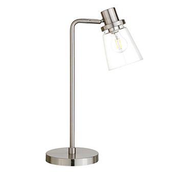 Finley & Sloane Granville 21 in Table Lamp with Glass Shade