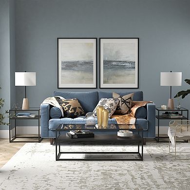 Finley & Sloane Killian Limed Oak Table Lamp