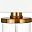 Clear Glass Brass