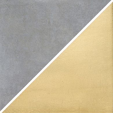 Finley & Sloane Severin Gold Tone Dipped Concrete Table Lamp