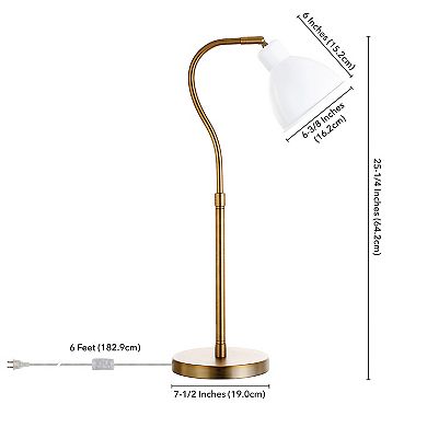 Finley & Sloane Vincent 25.13-in. Table Lamp with Metal Shade